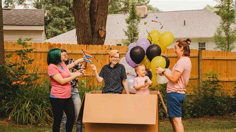 Mom Throws A Belated Gender Reveal Party For Her Transgender Son Years Later Cnn