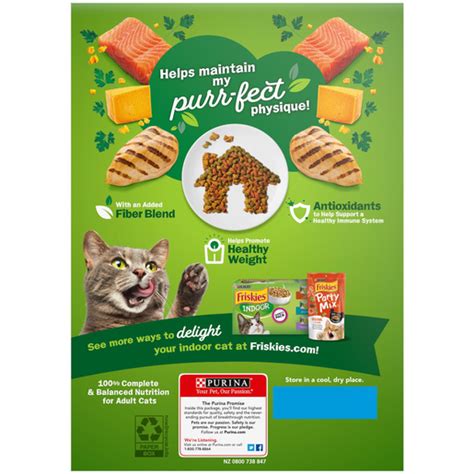 Each crunchy, tasty bowlful has enticing aromas and delicious if you are still having any issues tracking down your pet's favourite food in your area, please reach out to our team of vet nurses for free advice on. Buy Purina Friskies Indoor Delights Cat Dry Food 459g ...