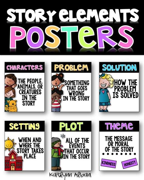 Story Elements Posters Free Printable