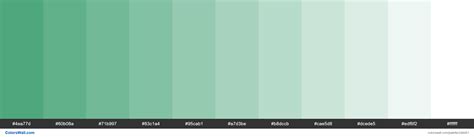 Shamrock Green Colors Palette Colorswall