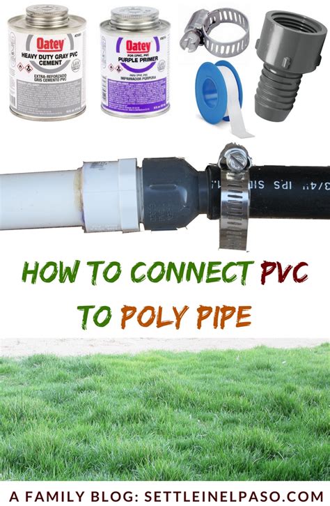 Best 12 How To Connect Poly Pipe To Pvc