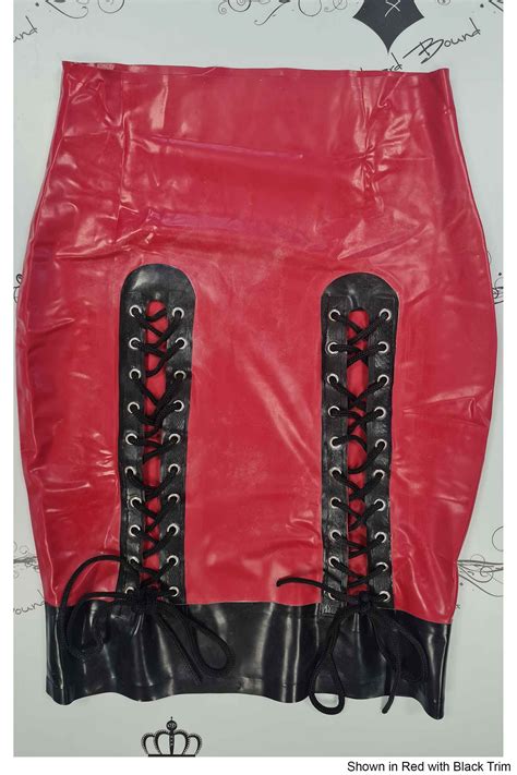 fetish iconic rebel latex mistress skirt pull on with ease clearance