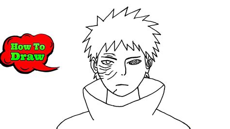 How To Draw Obito Obito Drawing Step By Step Drawing Tutorial Easy