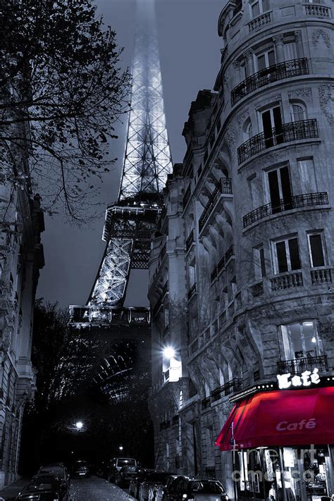Eiffel Tower From A Side Street Digital Art By Mgl Meiklejohn Graphics