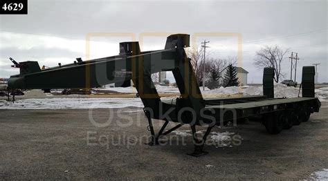 M747 60 Ton Military Lowboy Trailer T 1100 31 Oshkosh Equipment