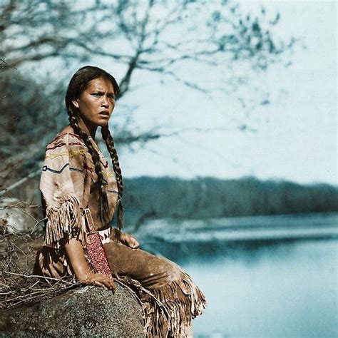 Ponemah By The Lake Ojibwe Woman American Indian Created From The C1908 Photograph By Rol