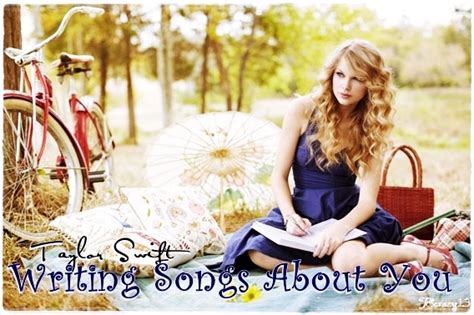 Writing Songs About You Taylor Swift My Fanmade Single Cover Taylor