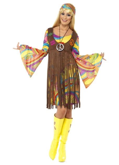 Groovy 60s Dress Womans Costume Small Hidden Identity Costumes