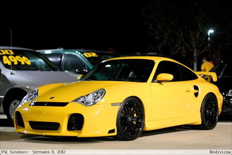 Yellow Porsche 911 Turbo