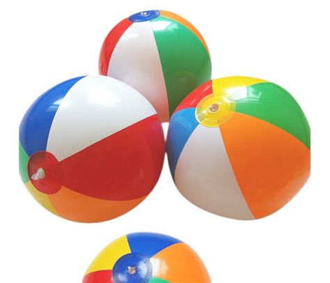 Leadingstar Inflatable 12 Rainbow Color Beach Balls 12 Pack Colors