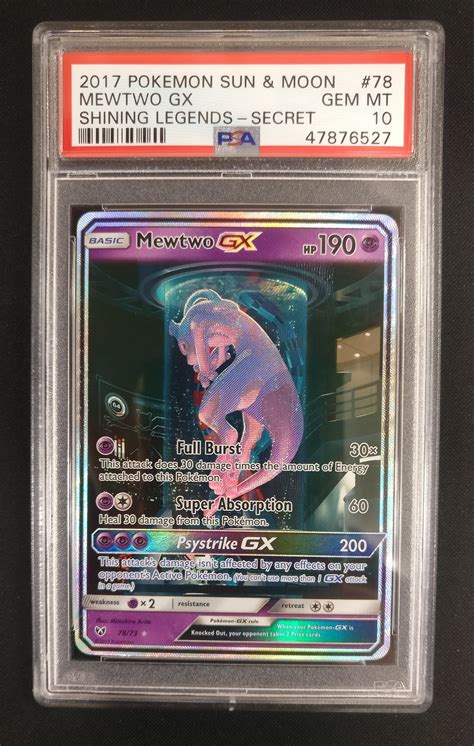 A22 Japanese Pokemon Card Mewtwo 054173 Tag All Stars Cgc Graded 95 Holo High End Fashion For