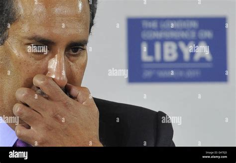Libya Conflict London Conference Stock Photo Alamy
