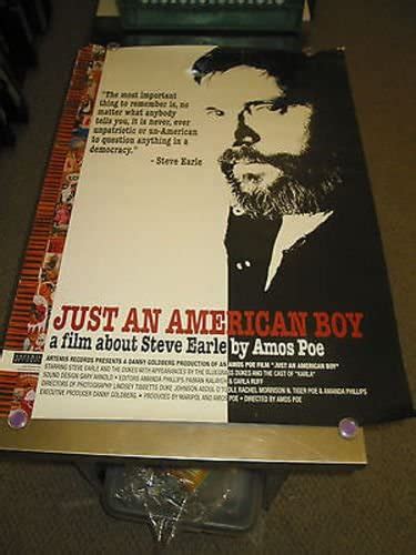 Just An American Boyorig Us One Sheet Movie Poster Steve Earle