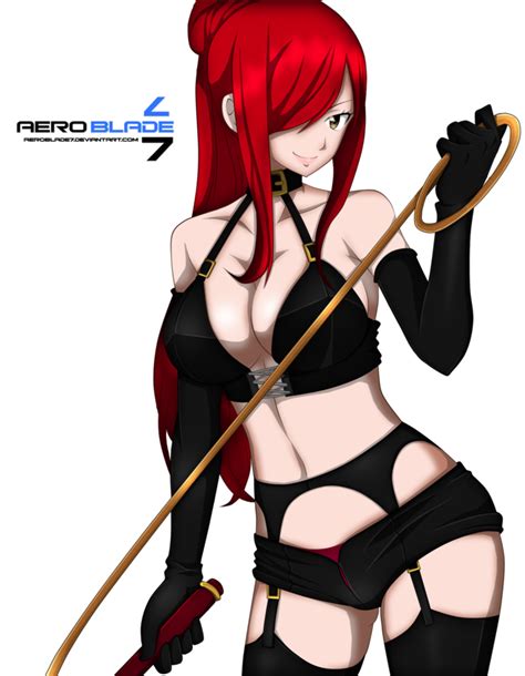 punishing time erza scarlet sexy hot anime and characters fan art