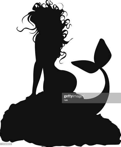 Mermaid Silhouette High Res Vector Graphic Getty Images