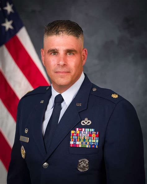 Official Portrait Commander The Us Air Force Honor Guard Maj