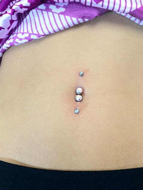 Double Navel Body Piercing Piercing Piercing Tattoo Piercing