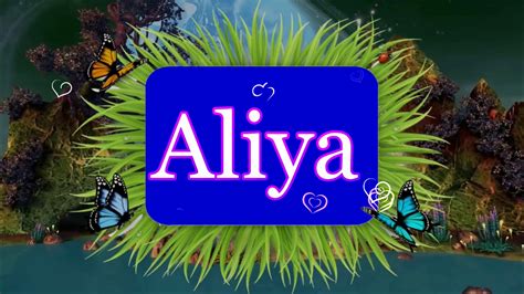 Top 123 Aliya Name Wallpaper