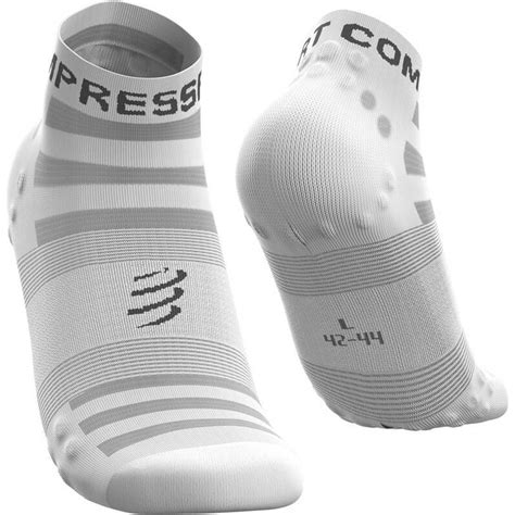Compressport Pro Racing Socks V30 Ultralight Run Low Unisex White • Pris