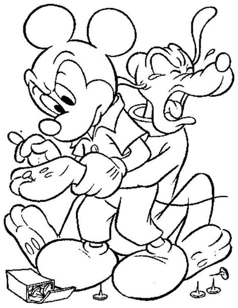 Disney Pluto Coloring Pages Coloring Home
