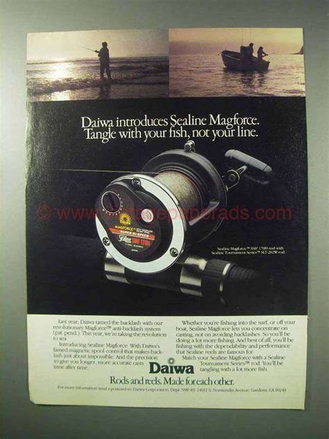 1983 Daiwa Sealine Magforce SMF 170H Reel Ad