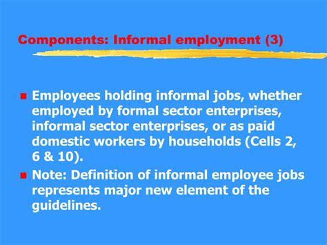 Ppt Informal Sector And Informal Employment Key Concepts And