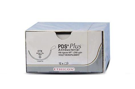 Ethicon Pds Plus Sutures Usp 3 0 17 Mm 12 Circle Taper Point Rb 1