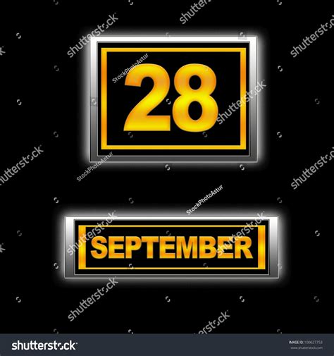 Illustration With Calendar September 28 100627753 Shutterstock