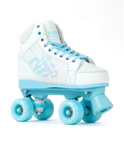 Rio Roller Lumina Quad Skates Weissblau 395 Empfohlen Bis 245 Mm