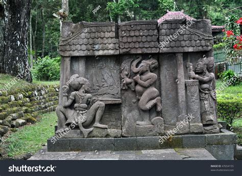 Ancient Erotic Temple Candi Sukuh Bali Stock Photo Shutterstock