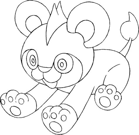 Coloring Pages Pokemon Litleo Drawings Pokemon