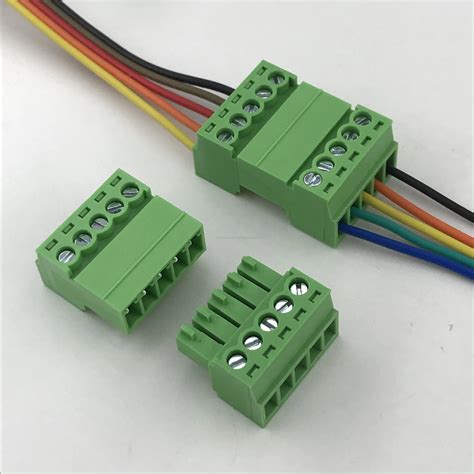 35mm Pitch Terminal Block Male And Female Pluggable Connector Wire To Wire 300v8a Xk15edgrk 3