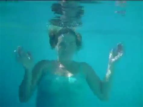 Go Pro Under Water Cam Swimming Pool Swim Gopro Swimming Above Ground
