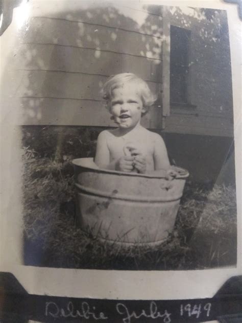this is a picture of my grandpa taking a bath in 1949 r pics