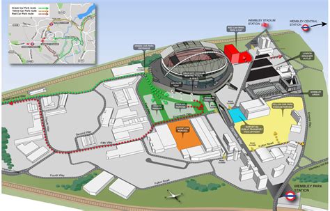 Wembley Stadium Station Map