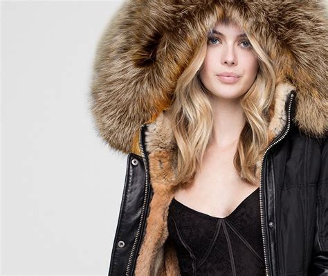 Chelsea Fur Lined Down Jacket Nicole Benisti Puffer Coat Fur Hood