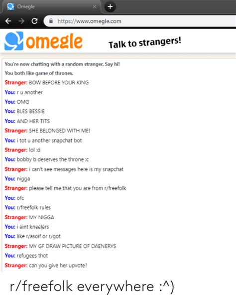 Omegle X C Omeglecom Omegle Talk To Strangers Youre Now