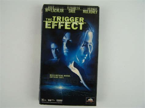 Trigger Effect Vhs Video Tape Kyle Maclachlan Elisabeth Shue