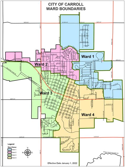 Elections And Ward Map City Of Carroll Iowa Official Website