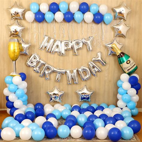 Blue Themed Birthday Décor