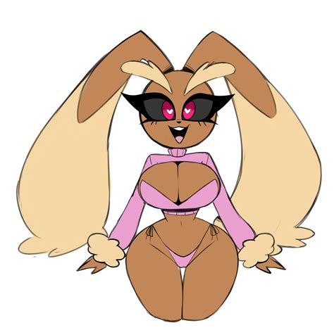 Rule 34 Anthro Boob Window Bunny Ears Furry Lagomorph Lopunny Nelljoestar Pink Panties Pokémon