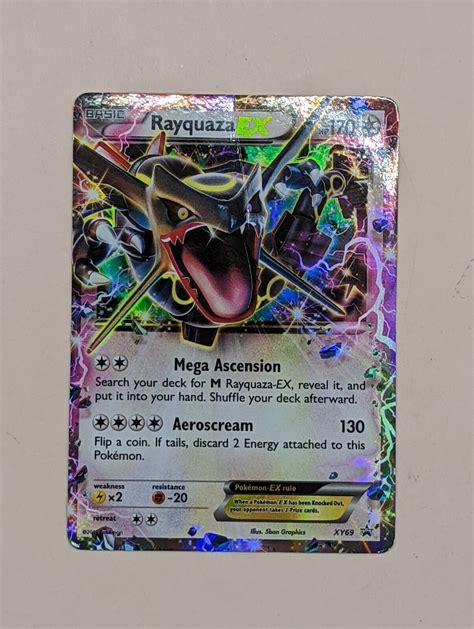 Mavin Rayquaza Ex Shiny Xy Promos Xy69 Pokemon Creased Card Tcg Lp