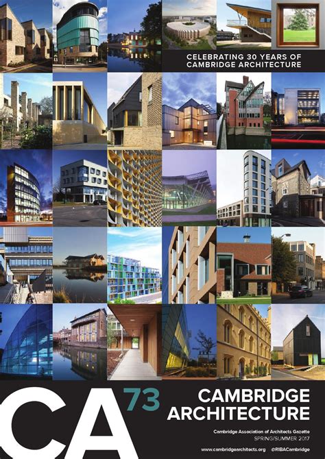 Cambridge Architecture Gazette Ca73 By Cambridge Association Of