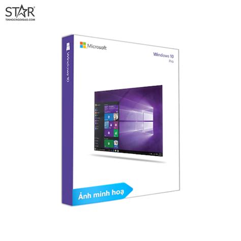 Phần Mềm Microsoft Windows 10 Pro 64bit Eng Intl 1pk Dsp Oei Dvd Fqc