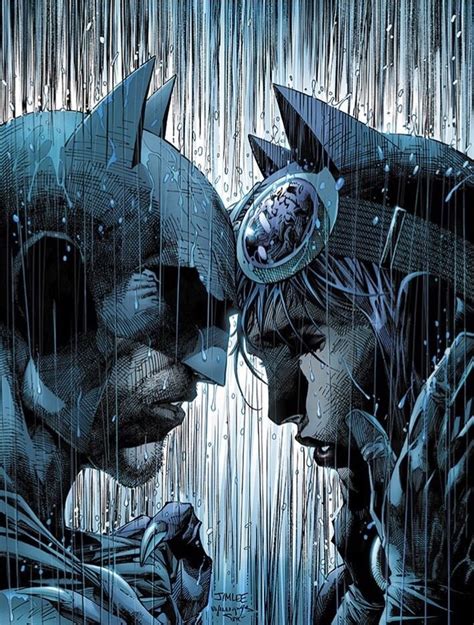 Batman 50 Catwoman By Jim Lee Inks By Scott Williams Colours By