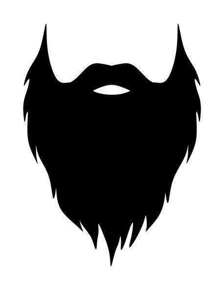 Beard Printable Template Clipart Best