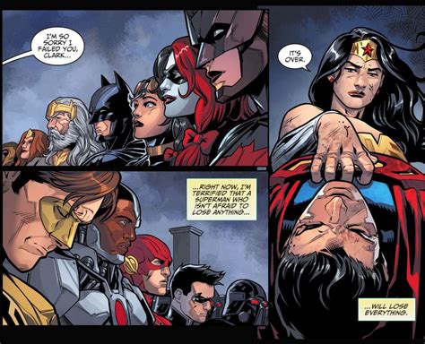 Wonder Woman Beats Superman Injustice Gods Among Us Comics