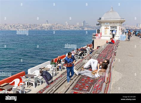 Turkey Istanbul Uskudar Promenade At Bosphorus Stock Photo 71323849