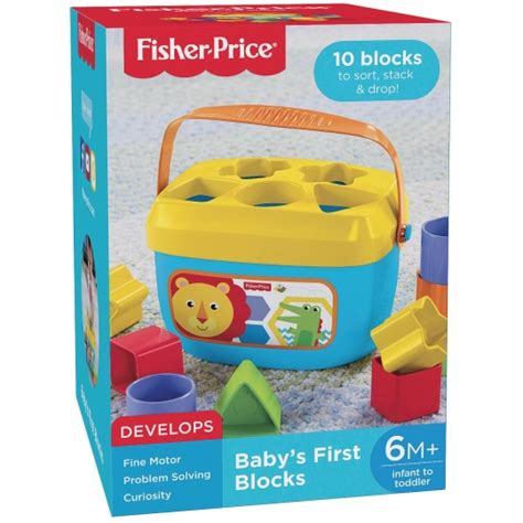 Buy Fisher Price Babys First Block Set At Sands Worldwide