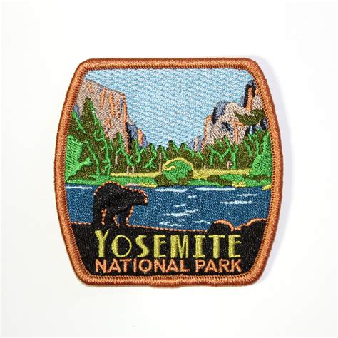 Official Yosemite National Park Souvenir Patch Black Bear Etsy